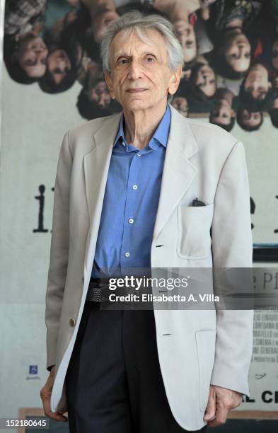 Actor Roberto Herlitzka attends 'Il Rosso e Il Blu' Photocall at Adriano Cinema on September 17, 2012 in Rome, Italy.