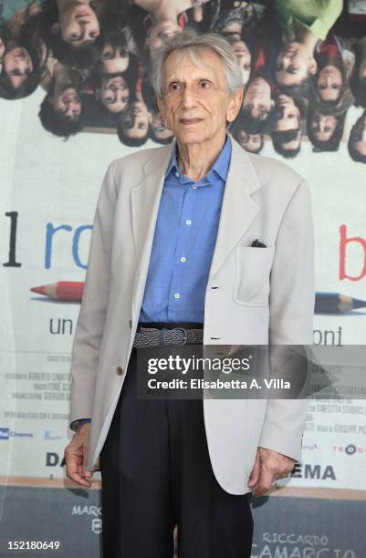 Actor Roberto Herlitzka attends 'Il Rosso e Il Blu' Photocall at Adriano Cinema on September 17, 2012 in Rome, Italy.