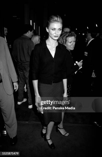 Cameron Diaz attends the local premiere of "Feeling Minnesota" at Mann's Chinese Theatre in Los Angeles, California, on September 10, 1996.