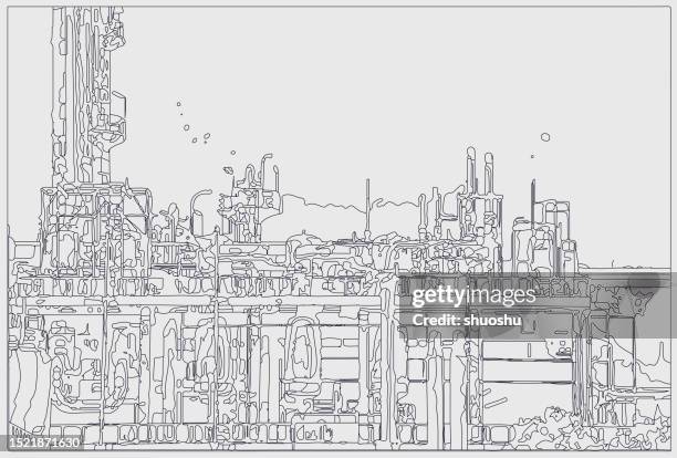 Factory Line Art Photos and Premium High Res Pictures - Getty Images