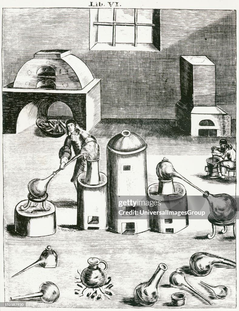 Distillation of alcohol in the 19th century