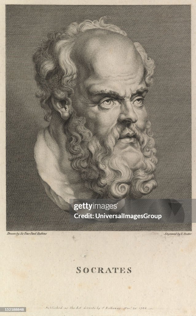 Head of Socrates, circa 469 BC  399 BC