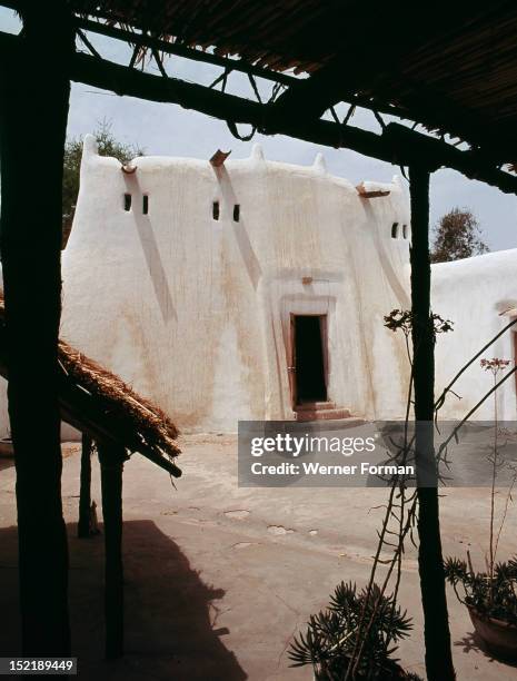 An interior view of the palace of the Emir of Argungu on the Kebbi River, one of the many emirates established within the sultanate of Sokoto by the...