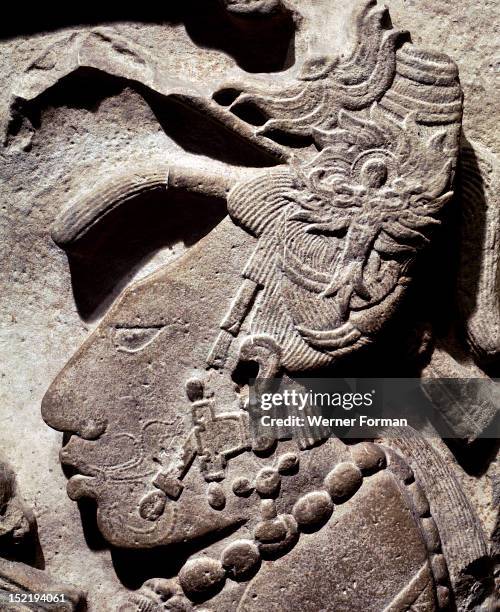 Lintel 23 Lintel 26 from structure 23 at Yaxchilan records that on... News Photo ...