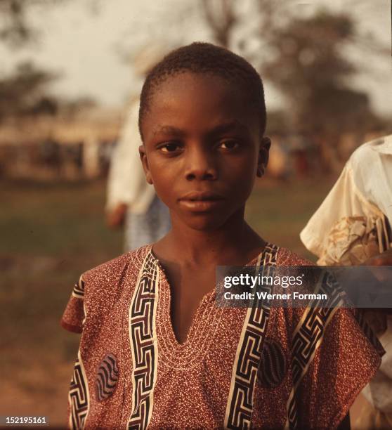 An Edo boy in Benin City, Nigeria. Edo / Bini. Benin, 1964.