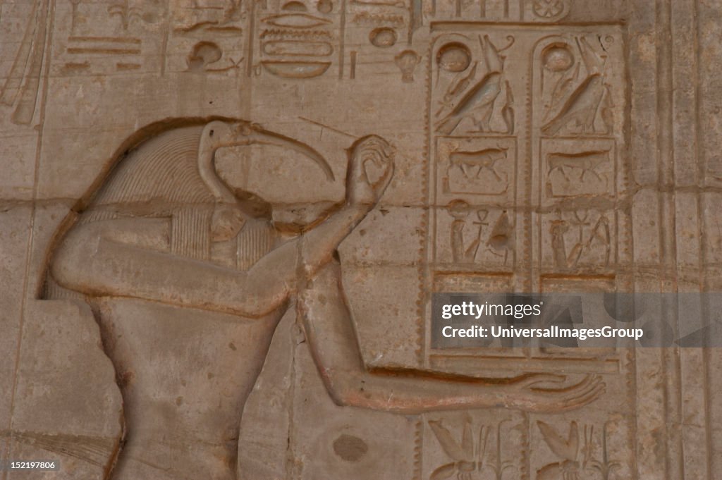 Relief depicting the god Thoth