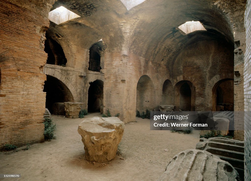 The substructure of the amphitheatre at Pozzuoli