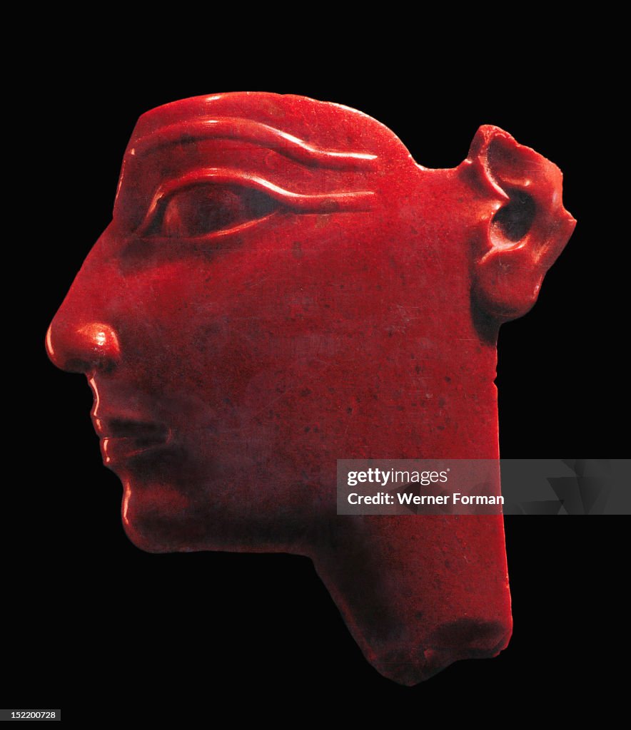 Bone Inlay Face Inlay of a face in Egypt, Ancient Egyptian. 18/19th dynasty. News Photo ...