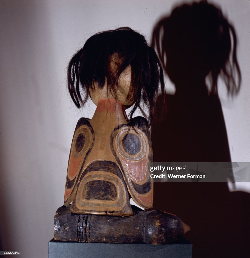 Carving of Owl Man According to legend Owl Man was killed at Icy Bay (in around 1890)by a tree which fell on him