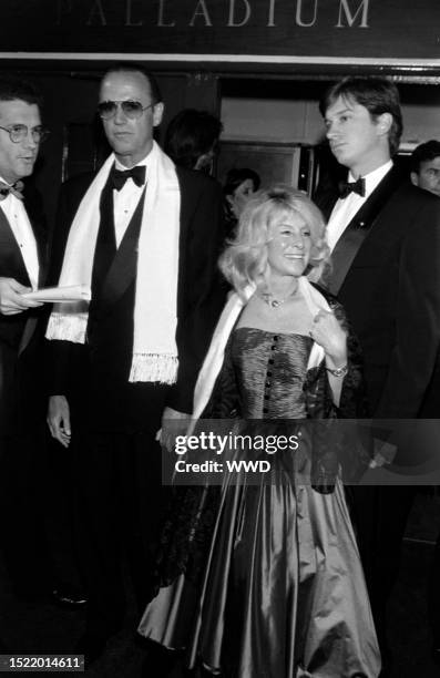 Peter Fonda , Portia Rebecca Crockett , and guests attend an event at the Hollywood Palladium in Los Angeles on November 13, 1993.