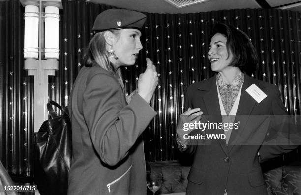 Lisa Sliwa and Eileen O'Kane attend an event in New York City on November 17, 1993.