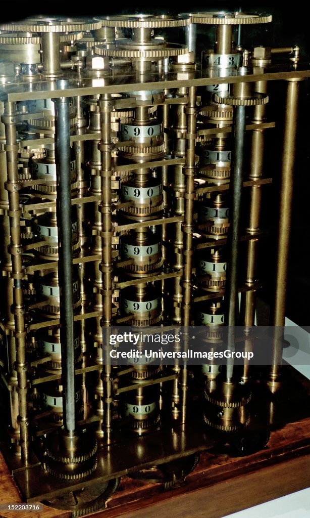 Babbage's Difference Engine.