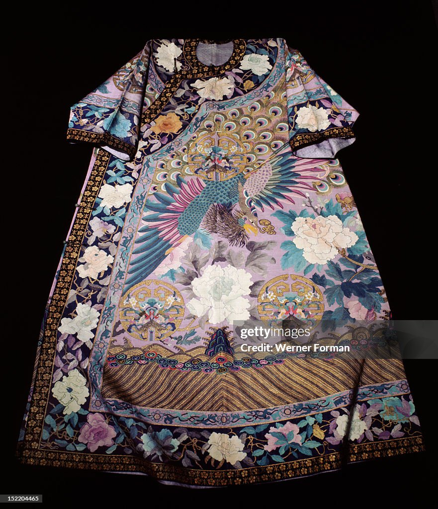 Phoenix Textile Robe The phoenix robe which belonged to the Empress Dowager Tzu hsi,The ...