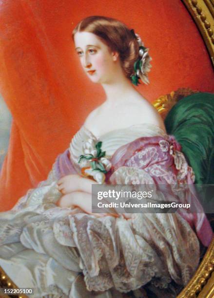 Napoleon Iii Empress Eugenie Receiving Macon Stock Photo 87683980