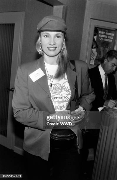 Lisa Sliwa attends an event in New York City on November 17, 1993.