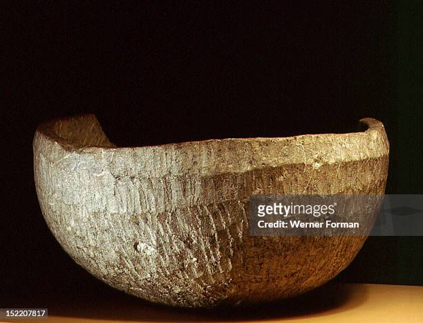 Soapstone bowl, Denmark. Viking.