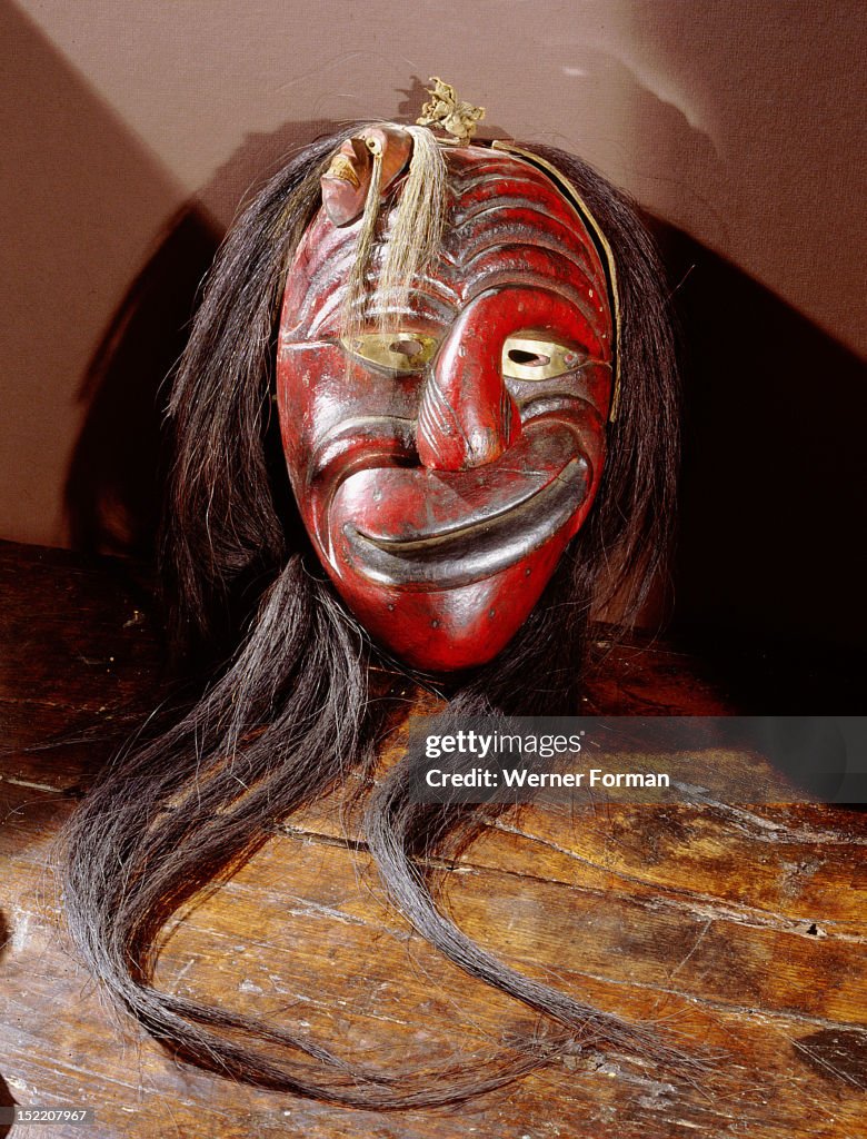 Falacio Mask A mask used as a powerful element in ceremonies of the False Face ...
