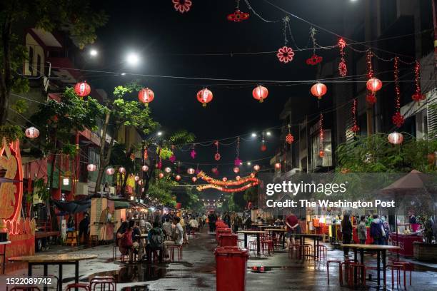 Views of Kya Kya, a Chinatown in Surabaya, East Java Province, Indonesia, Thursday, April 6, 2023. Kya Kya is one of the main areas where...