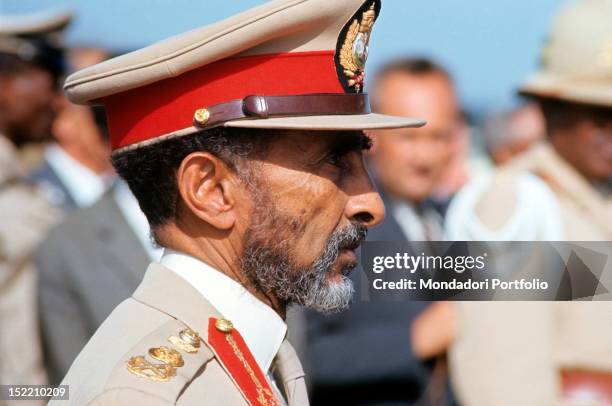 Portrait of the Ethiopian Negus Haile Selassie I. Addis Ababa, 1966