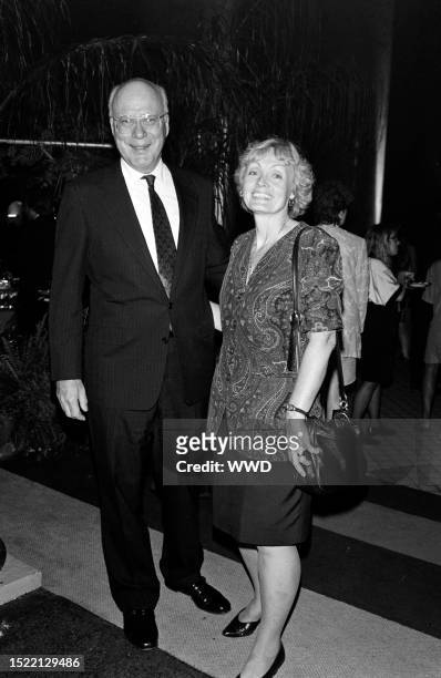 Patrick Leahy and Marcelle Pomerleau attend an event at the Uptown Theater in Washington, D.C., on June 9, 1993.