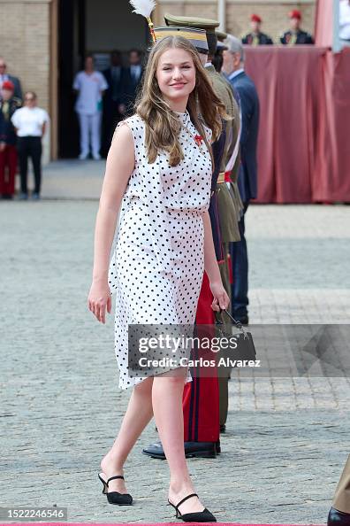 Spanish Royals And Princess Leonor Attend A Military Event In Zaragoza Spanish Royals And Princess Leonor Attend A Military Event In Zaragoza