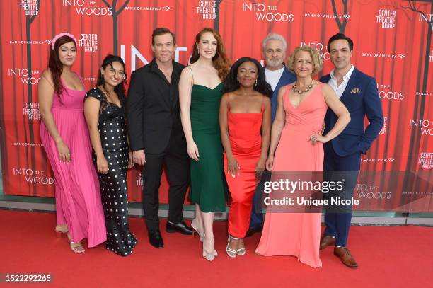 Ximone Rose, Sabrina Santana, Eddie Lopez, Ellie Fishman, Erica Durham, Paul Kreppel, Marya Grand, and Sam Simahk attends Center Theatre Group Hosts...