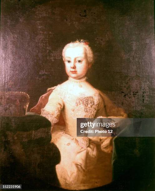 Marie-Antoinette as a child.