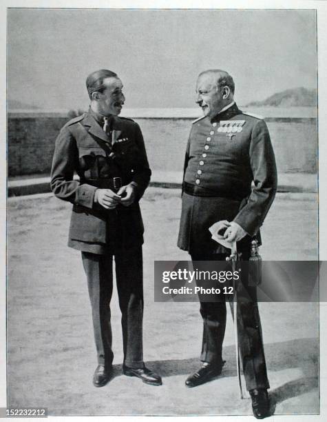France Alfonso XIII, King of Spain, and general Primo de Rivera.