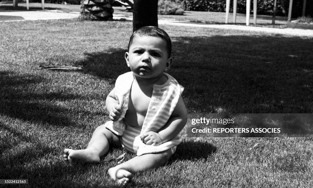 Jean Claude, fils du chanteur Enrico Macias en juillet 1970 News Photo