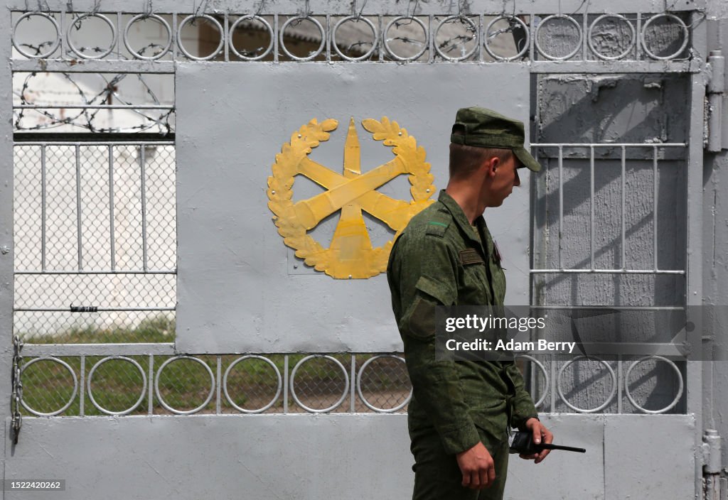 Tent Camp Prepared For Possible Use By Wagner Mercenary Troops