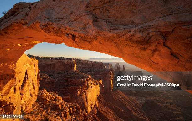 view of rock formations,canyonlands national park,utah,united states,usa - island in the sky stock pictures, royalty-free photos & images