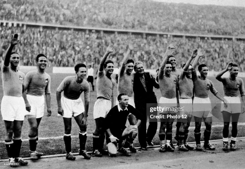 Berlin Olympic Games, Italian football team, 1936, Germany, Private collection.