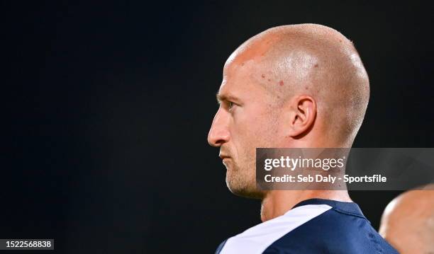 Brede Hangeland of Norway before the UEFA European Under-19 Championship Finals 2022/23 group B match between Spain and Norway at the National...
