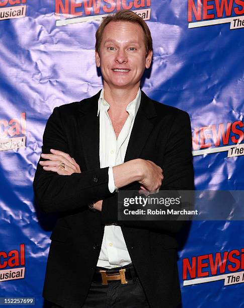 Carson Kressley attends "NEWSical The Musical" Opening Night at The Kirk Theater at Theatre Row on September 17, 2012 in New York City.