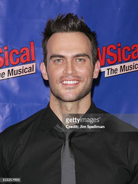 Actor Cheyenne Jackson attends the "NEWSical The Musical" Opening Night at The Kirk Theater at Theatre Row on September 17, 2012 in New York City.