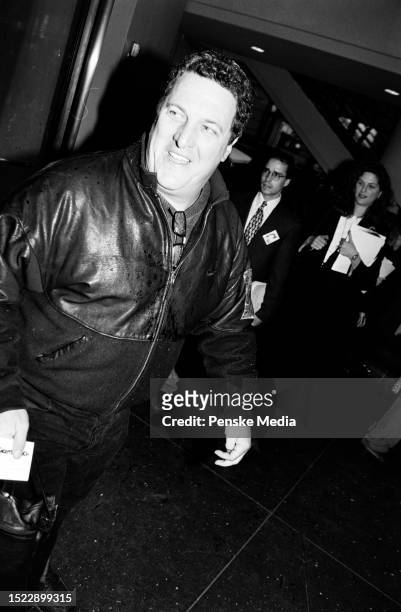 Mike Starr attends the local premiere of "James and the Giant Peach" at the Sony Lincoln Square Theater in New York City on April 9, 1996.