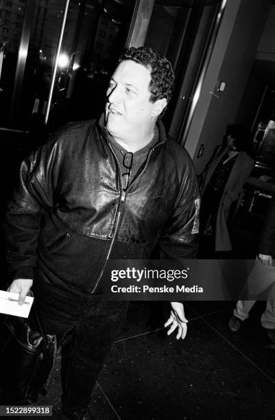 Mike Starr attends the local premiere of "James and the Giant Peach" at the Sony Lincoln Square Theater in New York City on April 9, 1996.