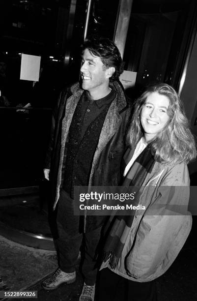 Christopher Lawford and Jeannie Olson attend the local premiere of "James and the Giant Peach" at the Sony Lincoln Square Theater in New York City on...