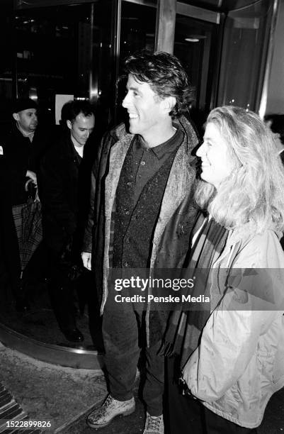 Christopher Lawford and Jeannie Olson attend the local premiere of "James and the Giant Peach" at the Sony Lincoln Square Theater in New York City on...