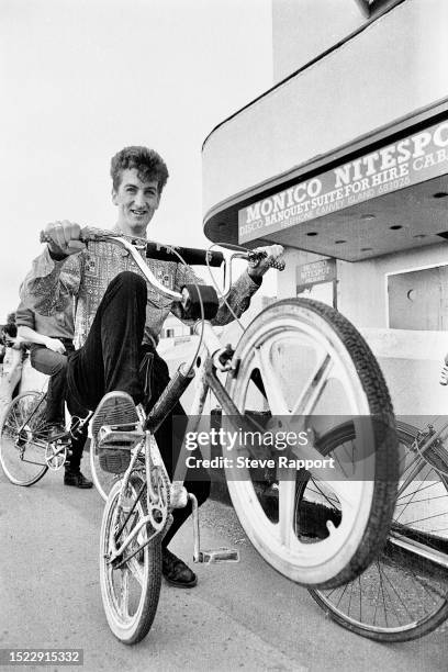 Ken McClusky of The Bluebells, Young At Heart video, Canvey Island, Essex 5/29/84