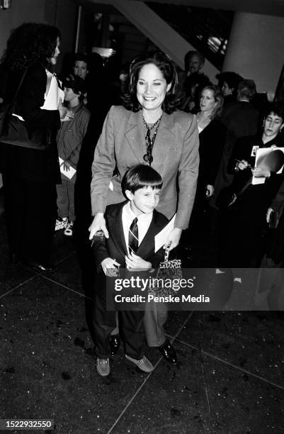 Guests attend the local premiere of "James and the Giant Peach" at the Sony Lincoln Square Theater in New York City on April 9, 1996.