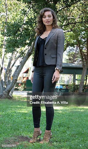 Actress Margareth Made attends 'Una Donna X La Vita' Photocall at Villa Borghese on September 18, 2012 in Rome, Italy.