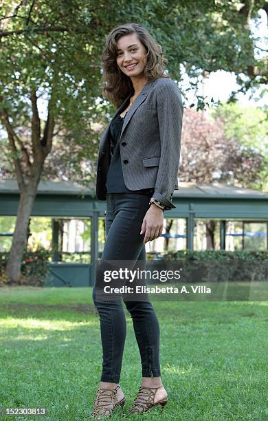 Actress Margareth Made attends 'Una Donna X La Vita' Photocall at Villa Borghese on September 18, 2012 in Rome, Italy.