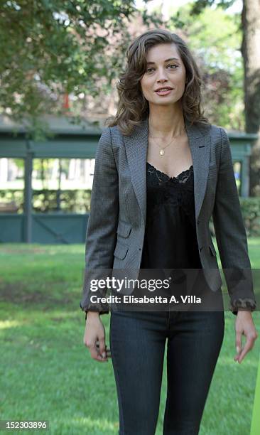 Actress Margareth Made attends 'Una Donna X La Vita' Photocall at Villa Borghese on September 18, 2012 in Rome, Italy.