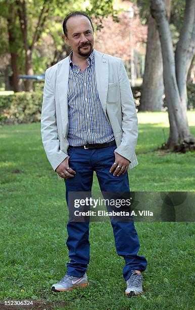 Director Maurizio Casagrande attends 'Una Donna X La Vita' Photocall at Villa Borghese on September 18, 2012 in Rome, Italy.