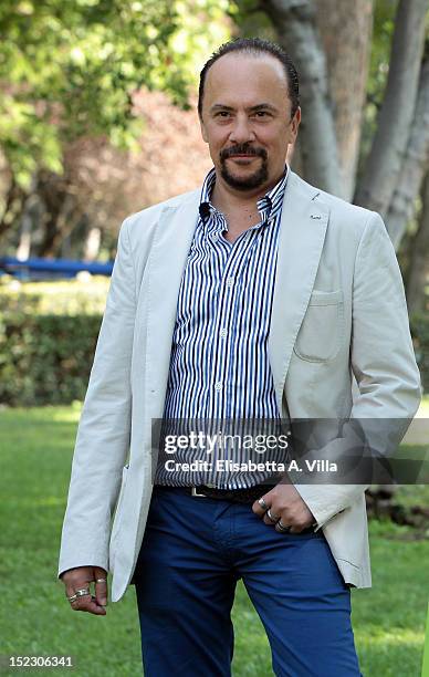 Director Maurizio Casagrande attends 'Una Donna X La Vita' Photocall at Villa Borghese on September 18, 2012 in Rome, Italy.