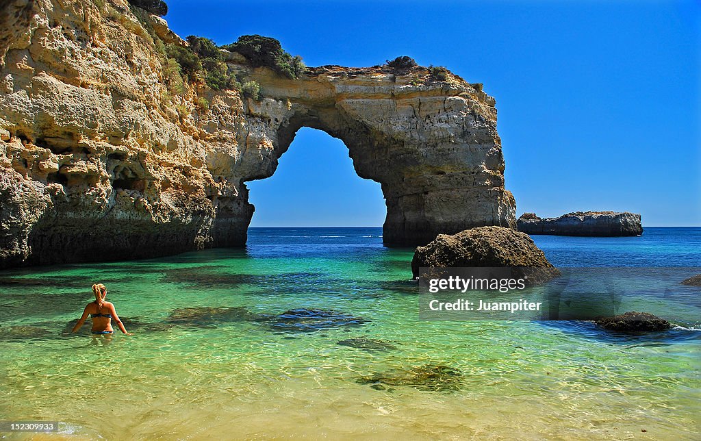 Huge stone arch