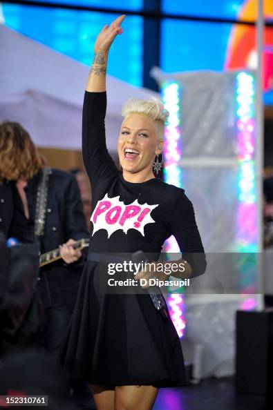 Pink Performance Recently Pink performs on NBC's