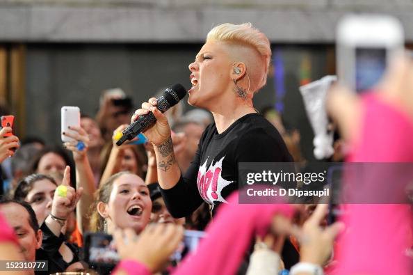 Pink Performance Recently Pink performs on NBC's