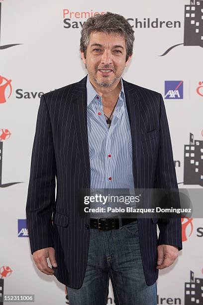 Actor Ricardo Darin attends 'Save The Children Awards 2012' Press Conference at Casa de America on September 18, 2012 in Madrid, Spain.